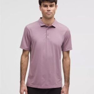 Lululemon Lavender Evolution Short-Sleeve Polo Shirt